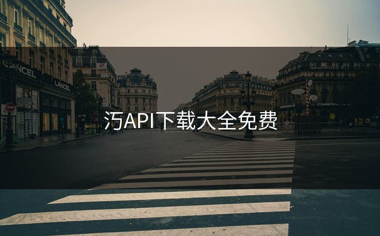 汅API下载大全免费